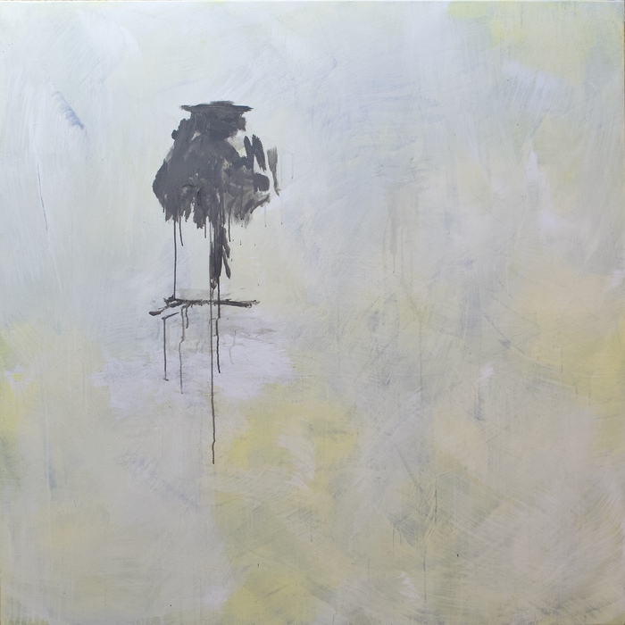 Ife 7046, Telegray 2 Acrylic paint on canvas 160 x 160 cm, 2023